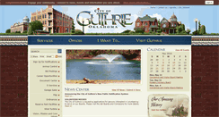 Desktop Screenshot of cityofguthrie.com